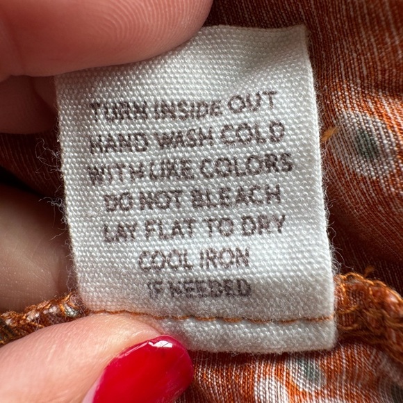 Earth Toned Lightweight Halter Flowy Dress By Blu Pepper Size Small - Picture 10 of 10